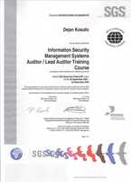 Information Security Management Systems Auditor/Lead Auditor Training Course