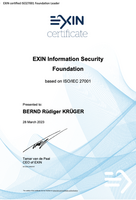 EXIN Information Security Foundation ISO27001