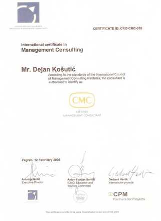 International Certificate in Management Consulting