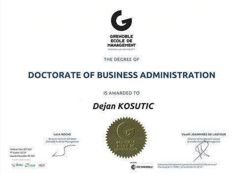 Doctorate of Business Administration